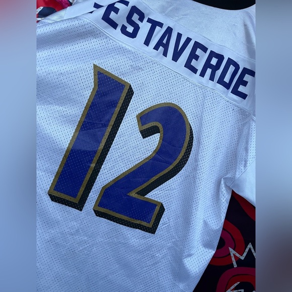NWT Rare Vintage Vinny Testaverde NFL Baltimore Ravens Jersey Logo Athletic USA - Picture 15 of 16